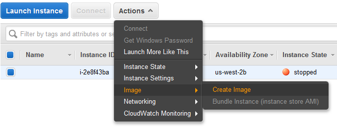 Move AWS EC2 instance another Availability Zones